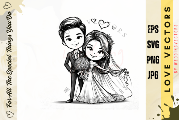 C2768: Modern Vectors for Wedding & Love Designs