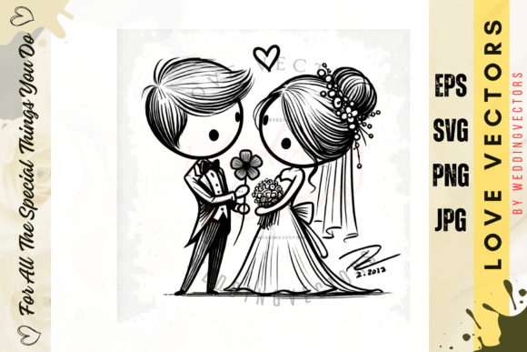 C70 Love Vectors: A Designer's Guide to Wedding Romance
