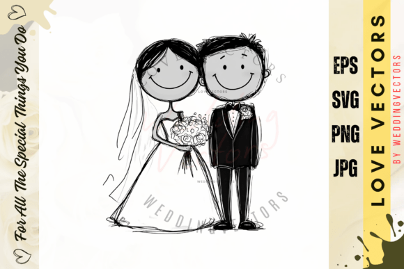 Capturing Forever: The C4959 Wedding and Love Vectors