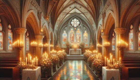 Chapel Candle Wedding: A Serif Font with Timeless Charm