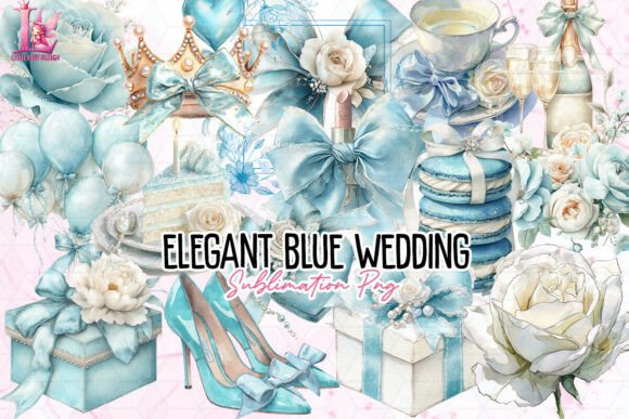 Elegant Blue Wedding PNG: A Designer's Guide to a Versatile Asset
