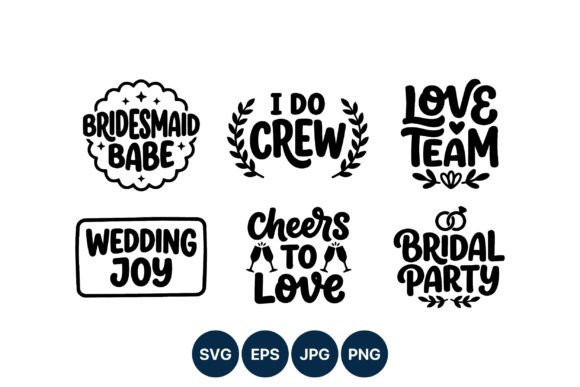Elevate Wedding Projects with Handwritten Vector Phrases
