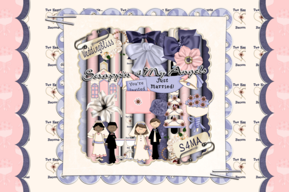 Wedding Bliss Scrapkit: Capturing Romance in Every Detail